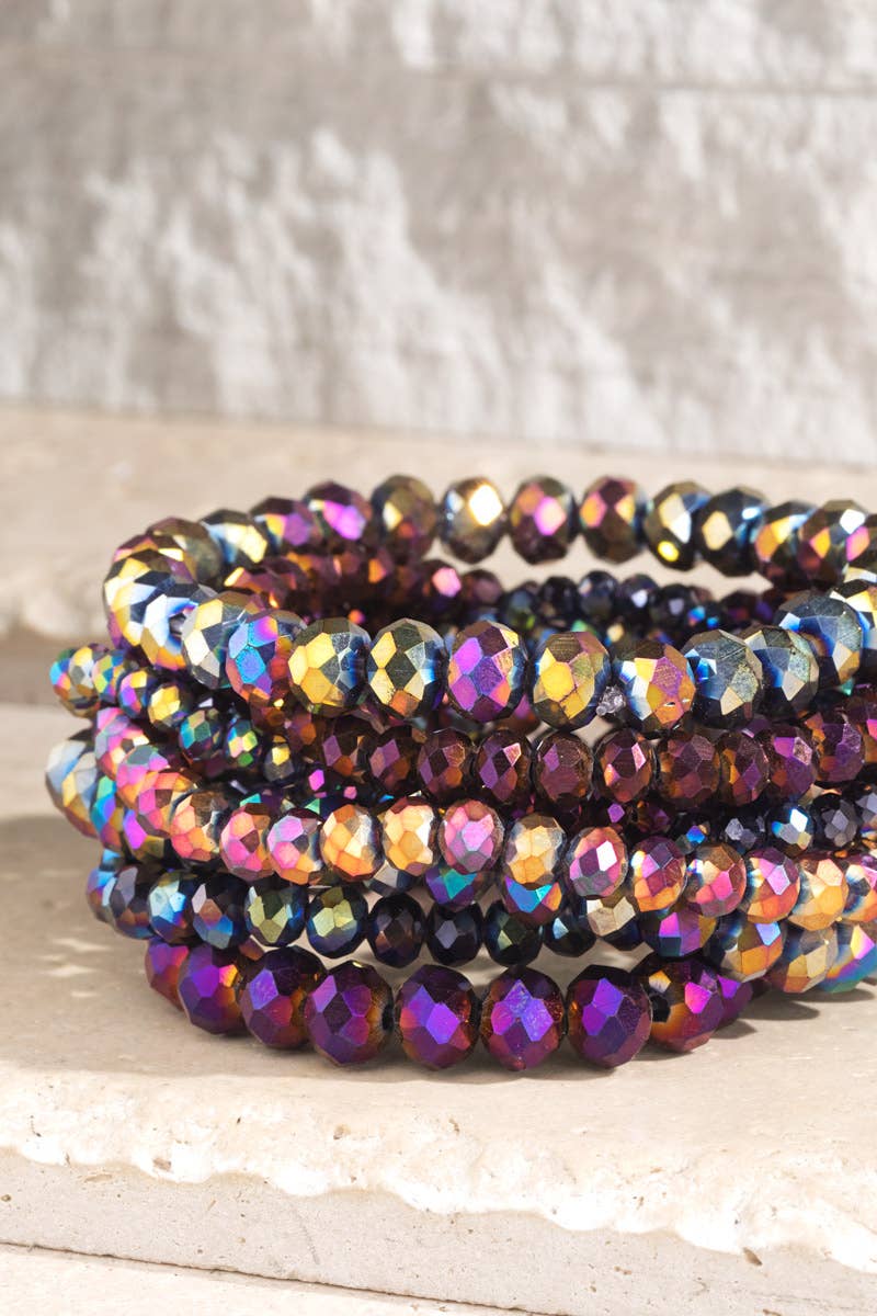 Mix N Match: Single Glass Bead Bracelet