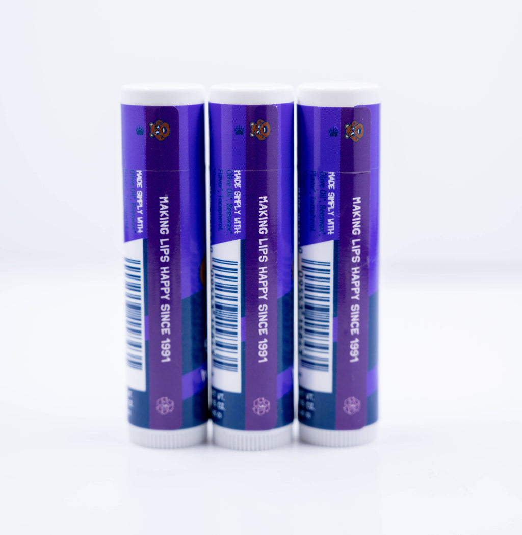 Organic Bear Smooch Huckleberry Lip Balm POP