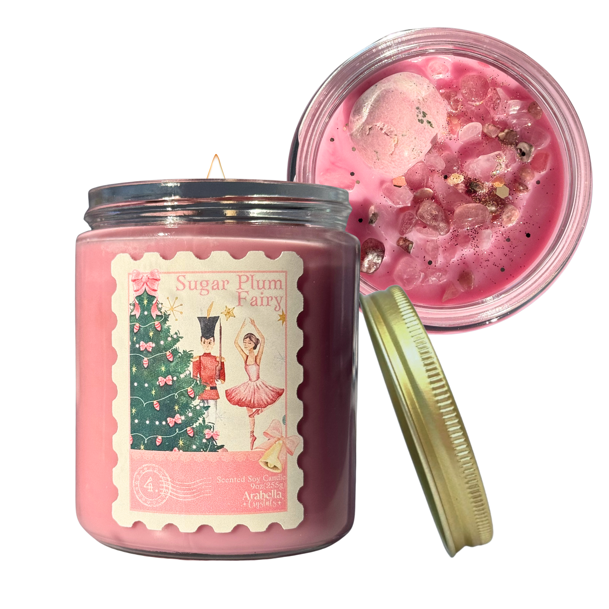 Sugar Plum Fairy Soy Holiday Candle