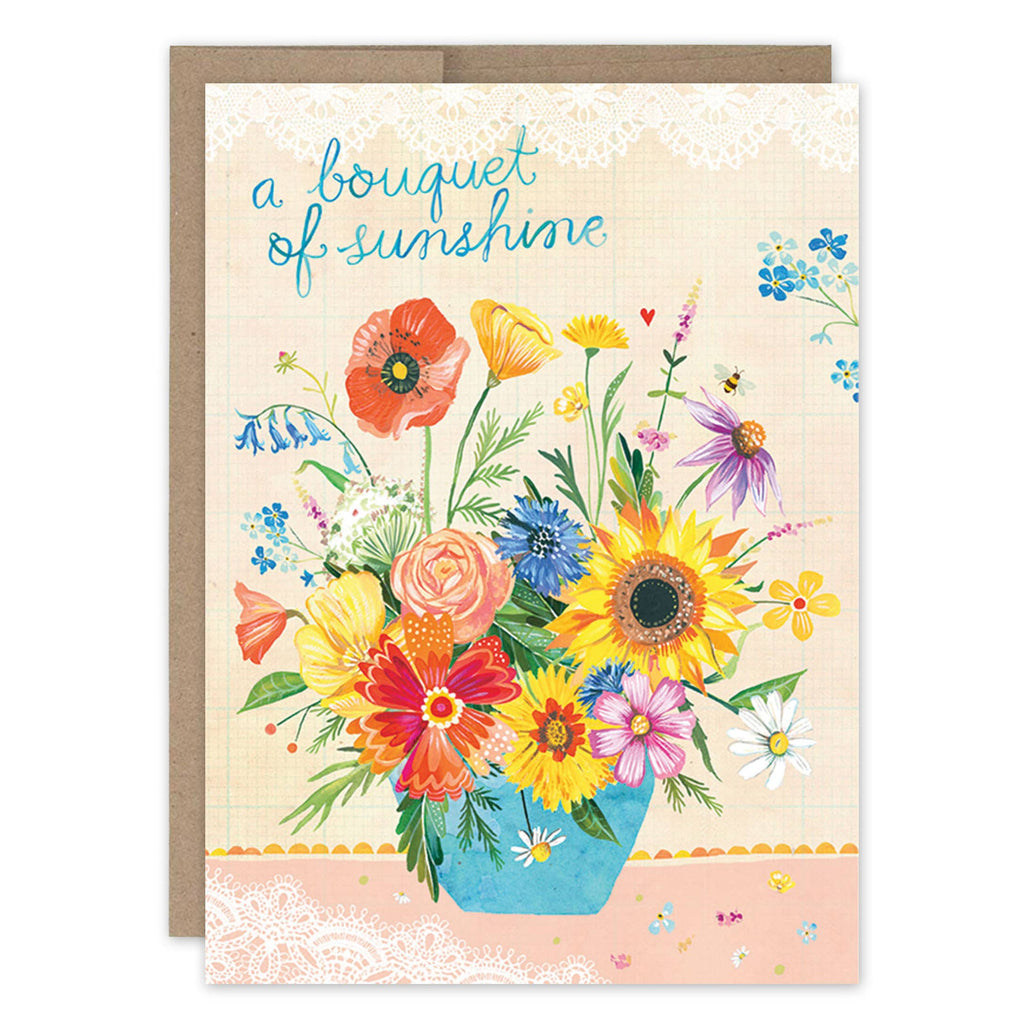 Bouquet Of Sunshine Get Well Card