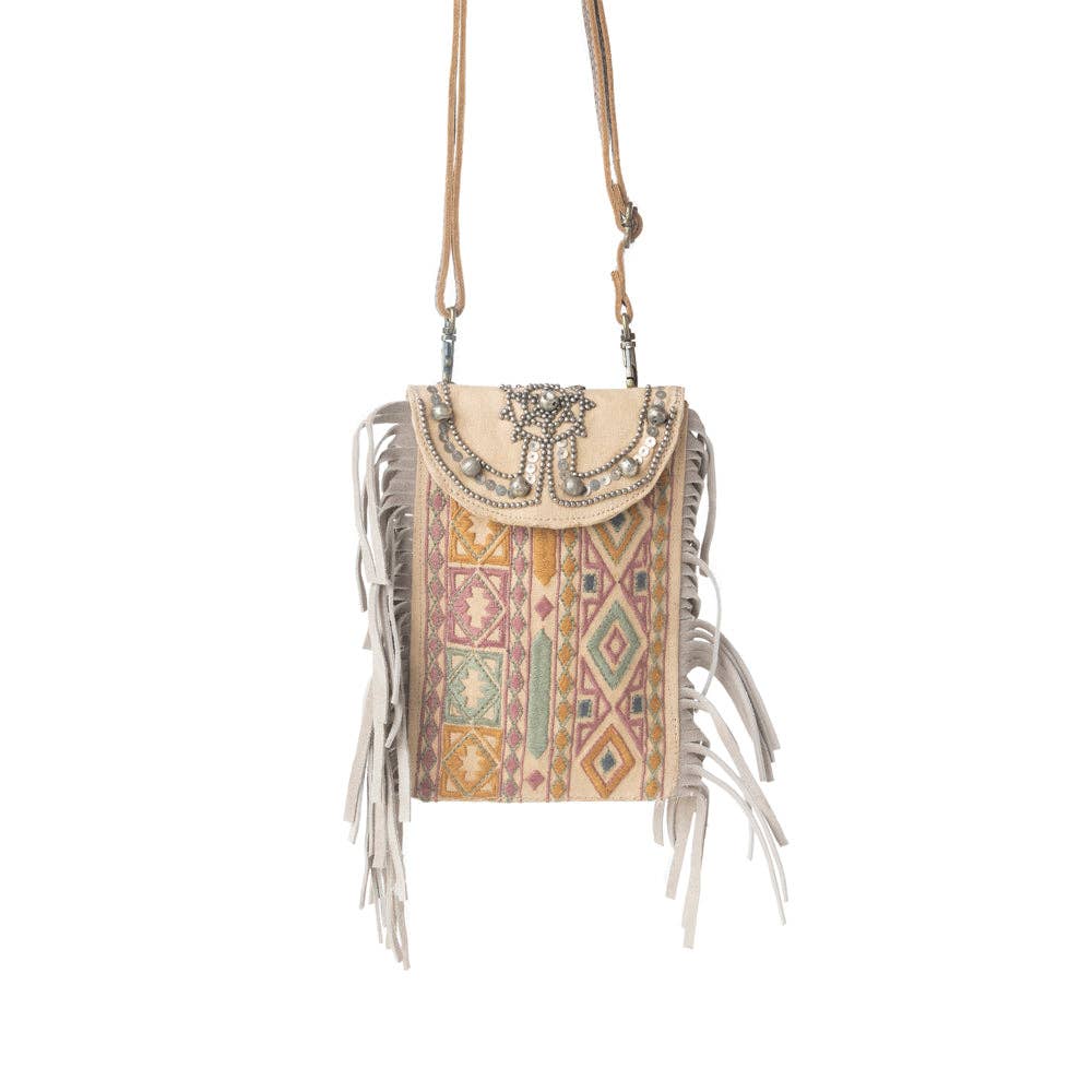 Myra Vintage Song Crossbody Bag in Sahara Clay