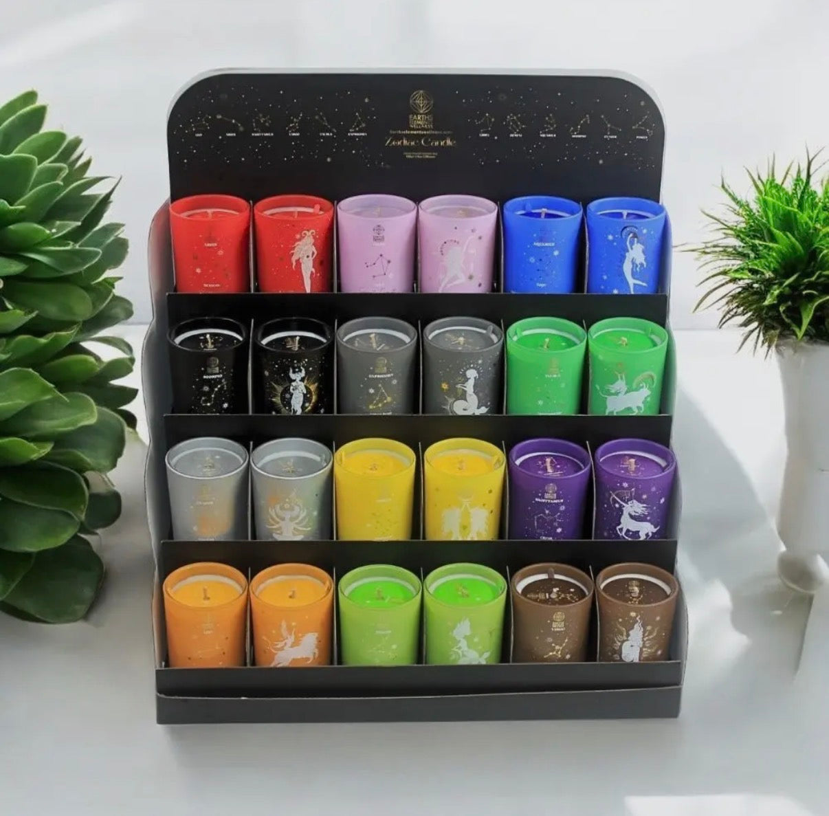 Zodiac Candle: Capricorn Aquarius Pisces Taurus Aries Gemini Cancer Leo Scorpio Virgo Libra Sagittarius