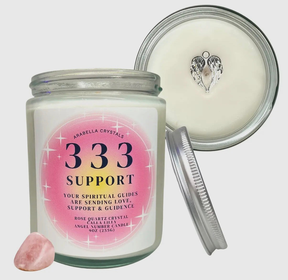 333 Support Angel Number Candles