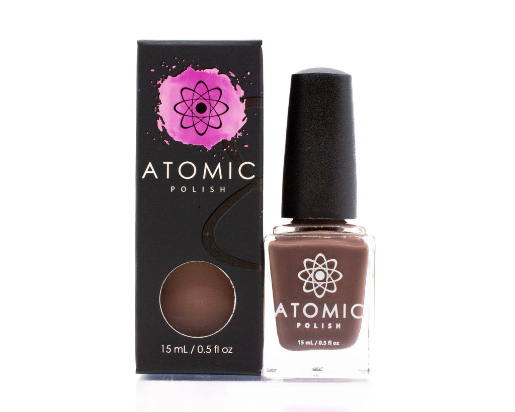 Astatine (At) Matte Brown Nail Polish