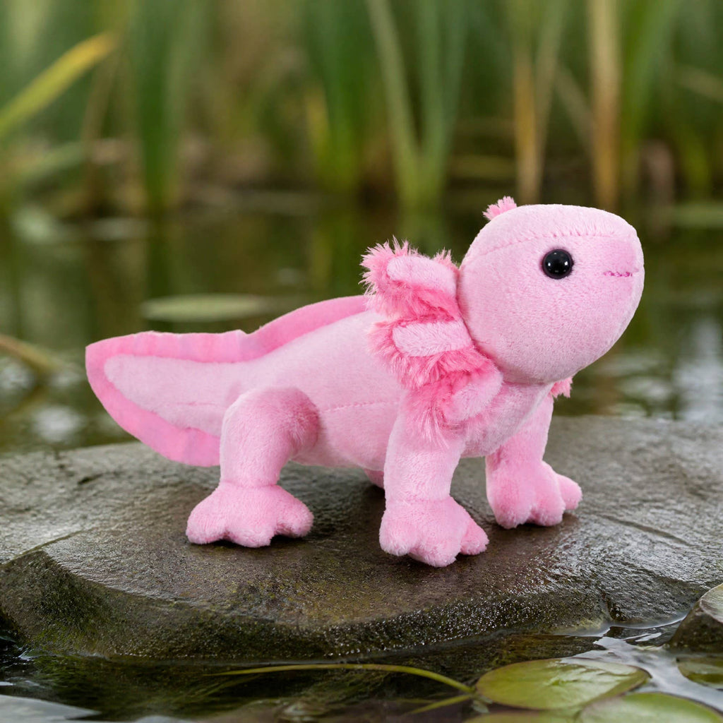 Pocketkins-ECO-Axolotl Stuffed Animal 5"