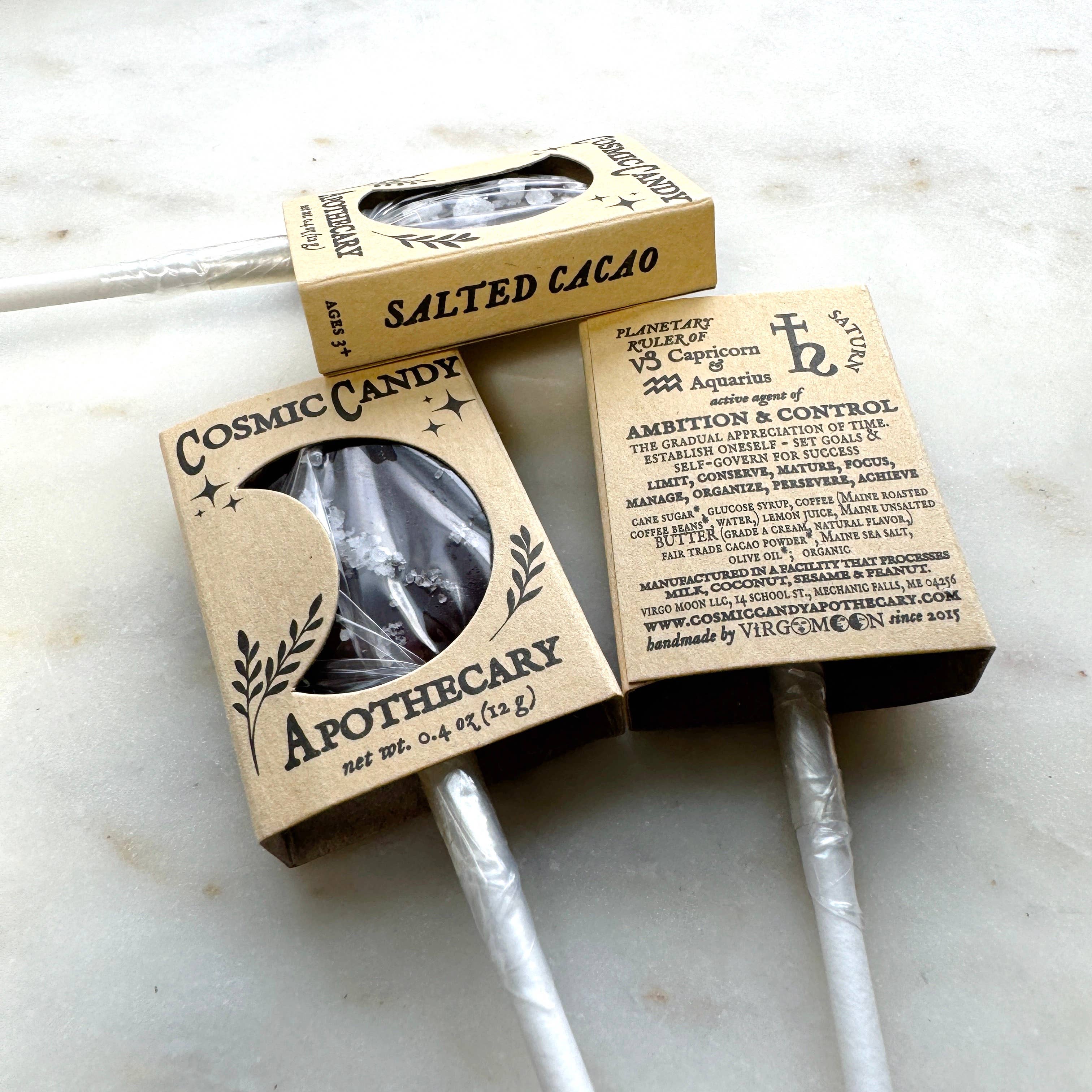 Virgo Moon Lollipops - Salted Cacao - Saturn