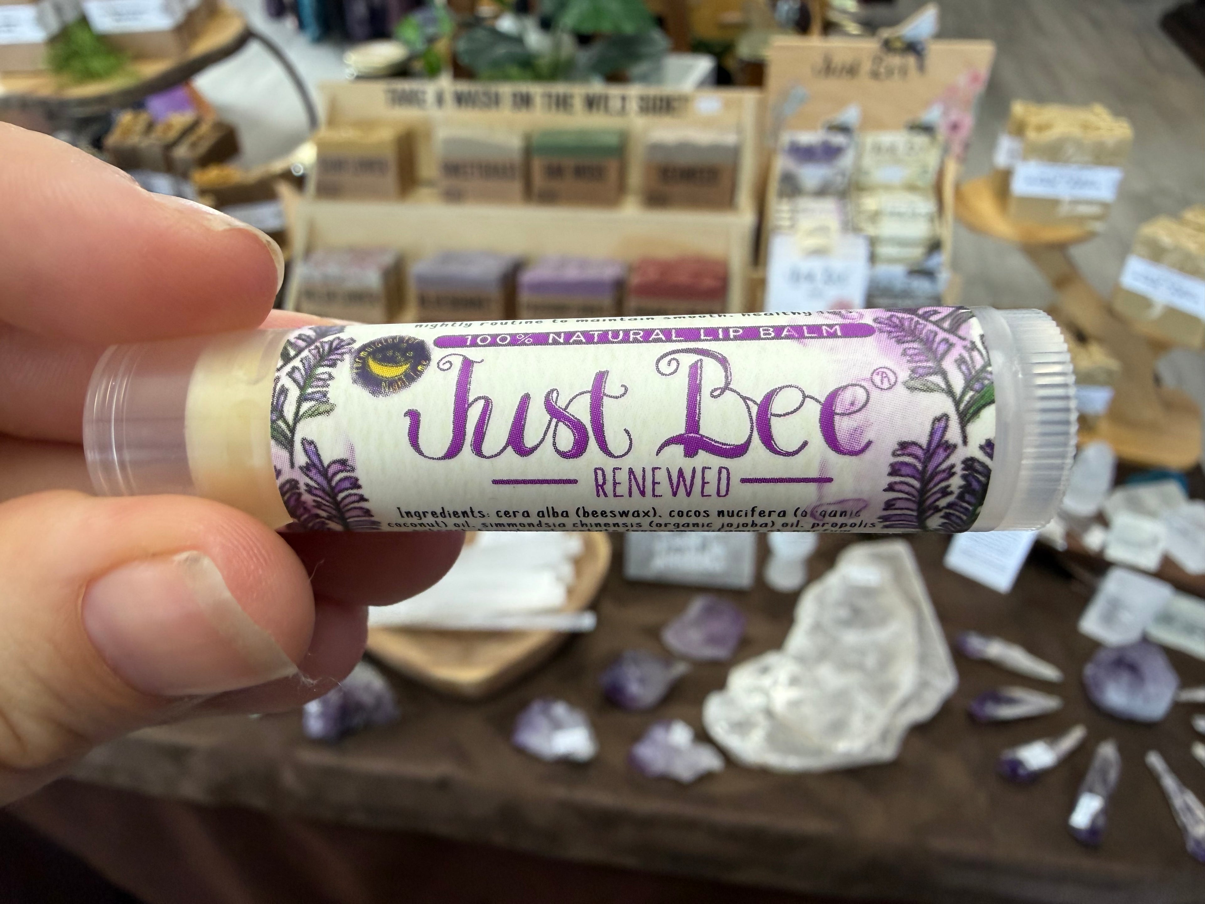 Just Bee Lip Balm- Renewed Lavendar