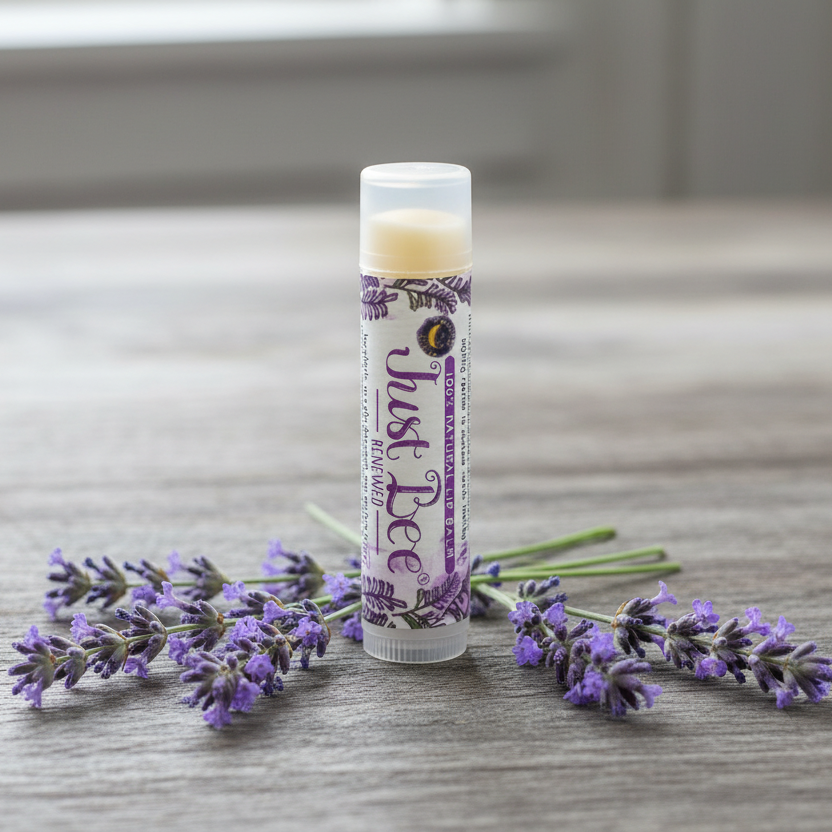 Just Bee Lip Balm- Renewed Lavendar