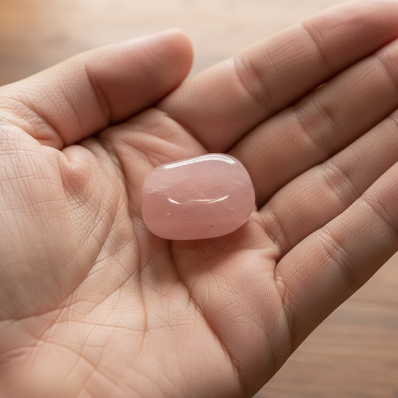 Pink Rose Quartz Tumble Stone