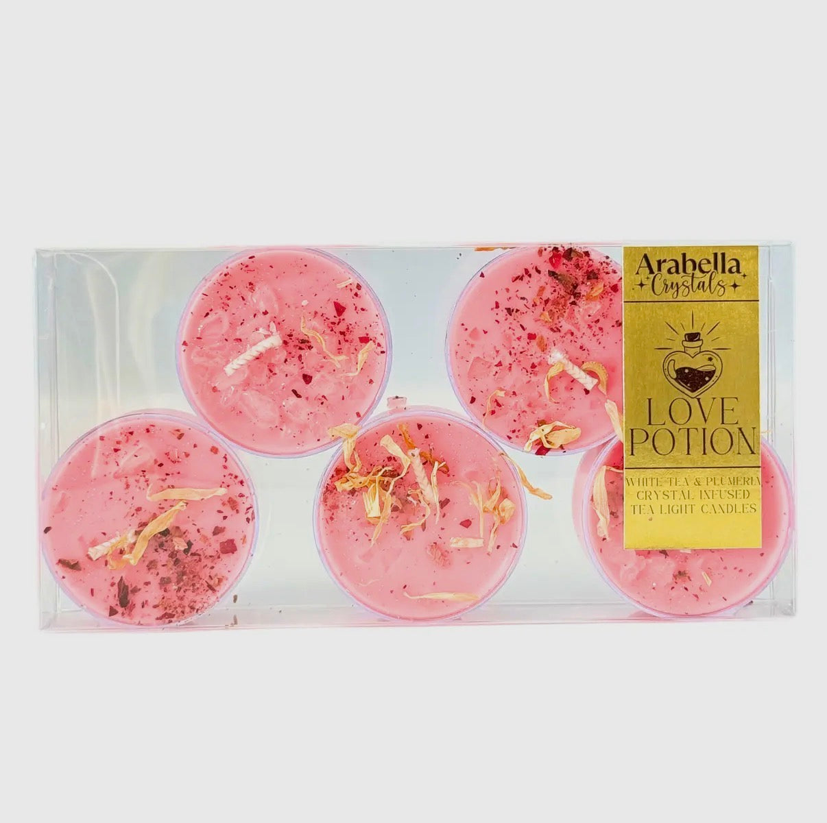 Love Potion Ritual Tea Light Candle Set