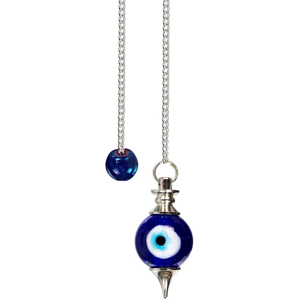 Blue Evil Eye Sephoroton Pendulum