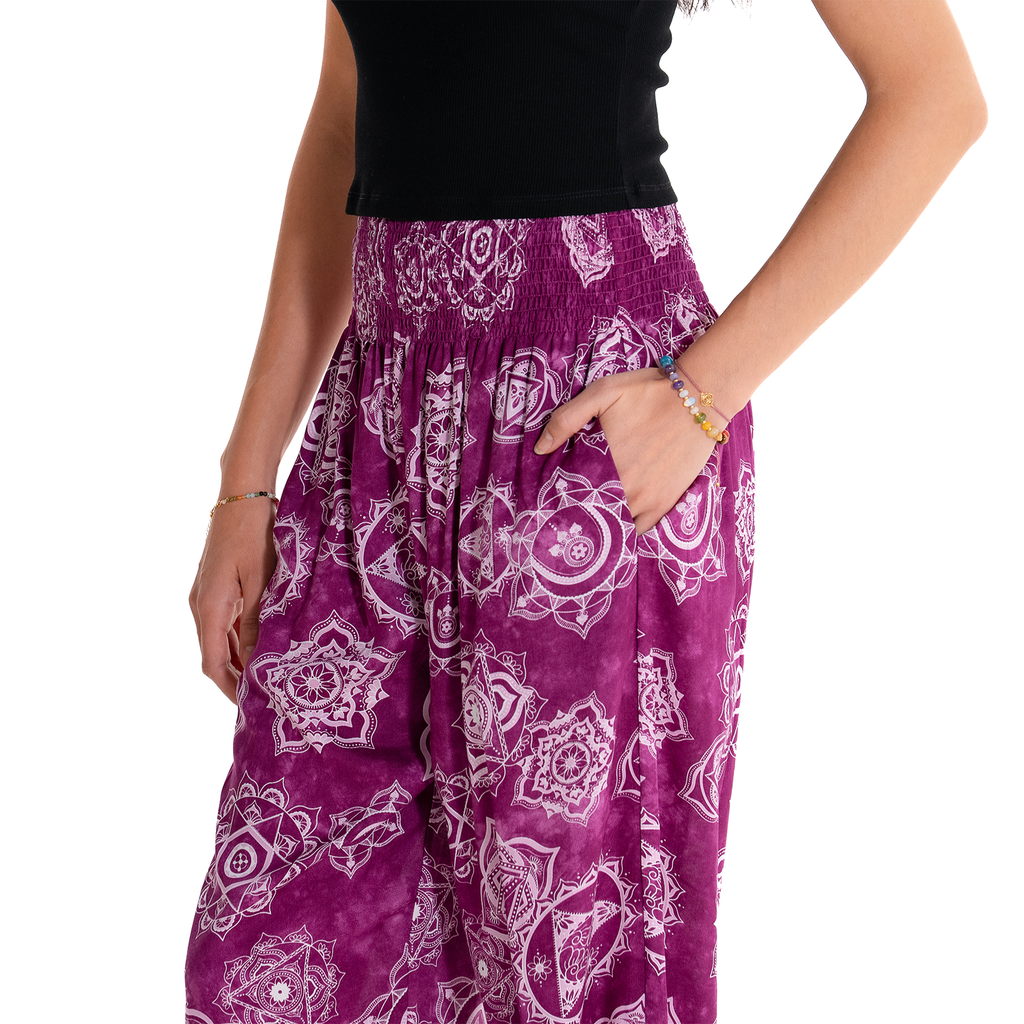 Magenta Chakra Harem Pants