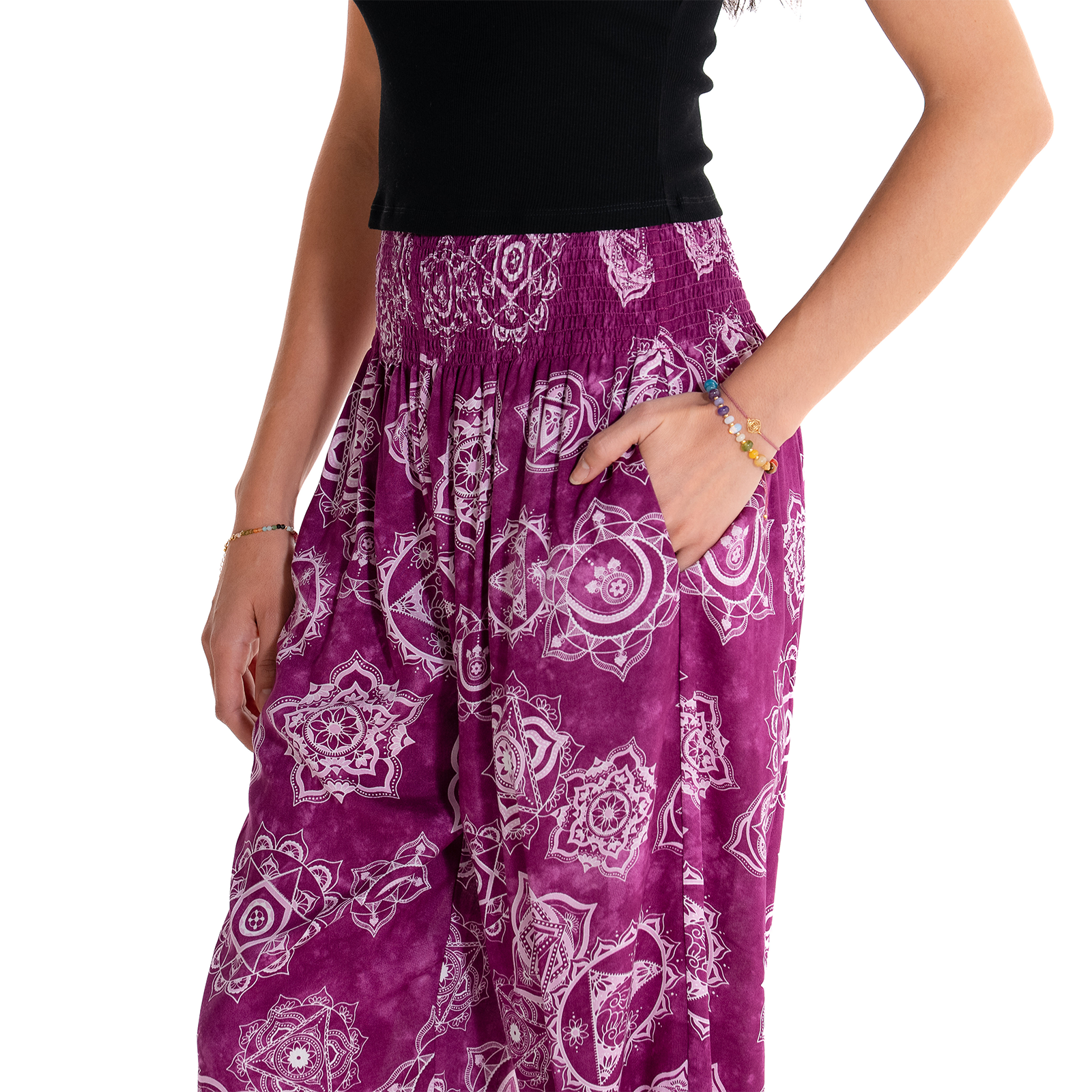 Magenta Chakra Harem Pants