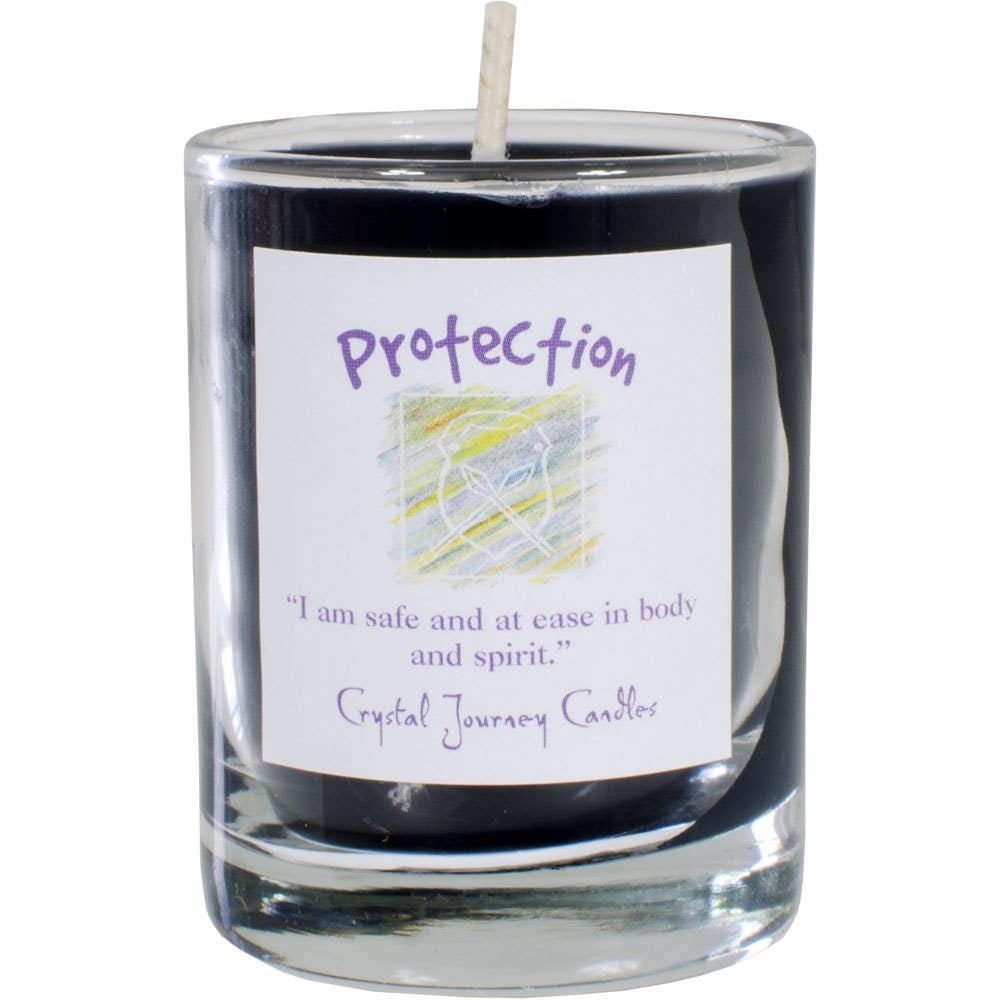 Soy Herbal Filled Votive: Protection