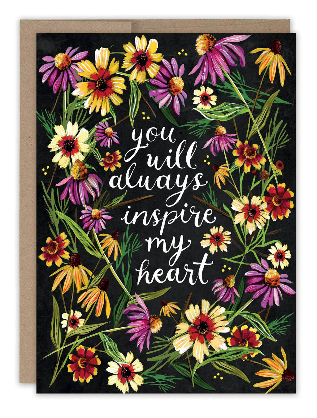 Wildflowers Anniversary Card