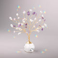 Suncatcher Tree of Life Prism: Amethyst/Protection/Gold