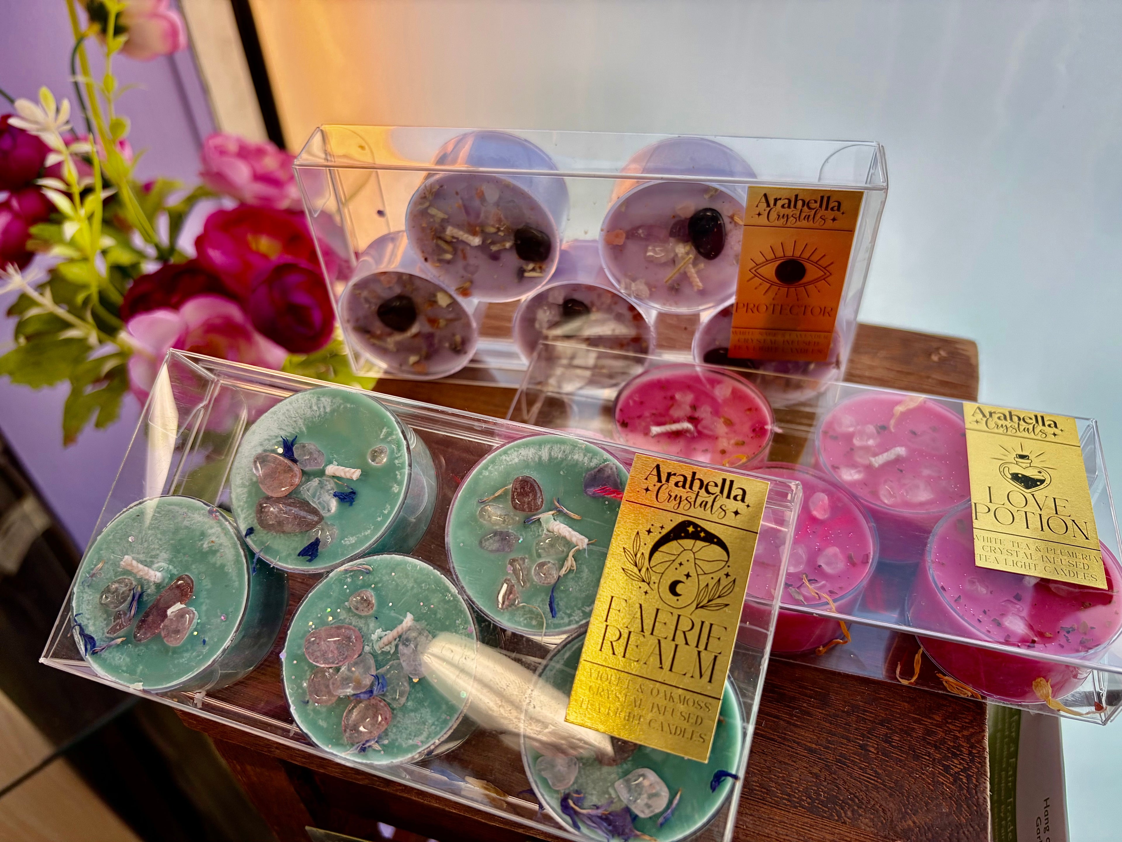 Love Potion Ritual Tea Light Candle Set