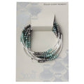 Scout Wrap: Marine/Silver (Bracelet or Necklace)