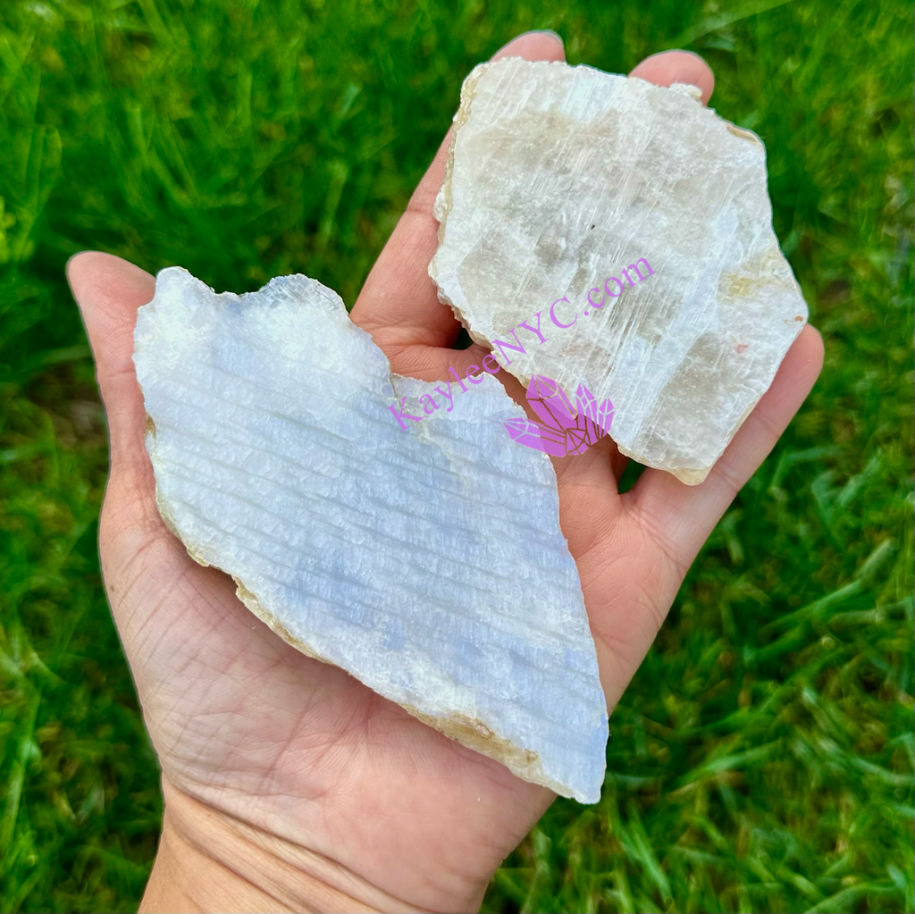 Rainbow Moonstone Slab Crystal