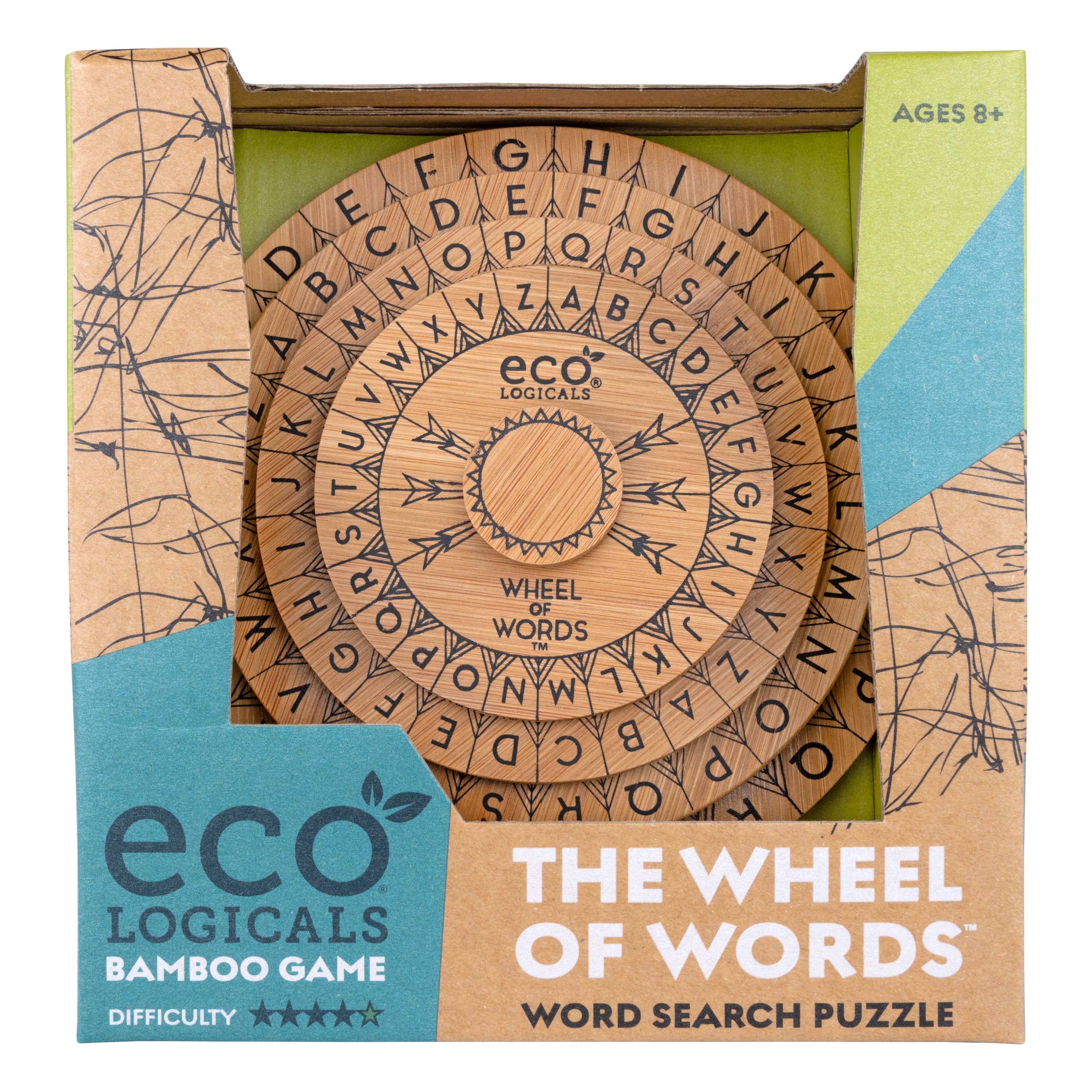 EC318-Wheel of Words - Bamboo Spelling Game