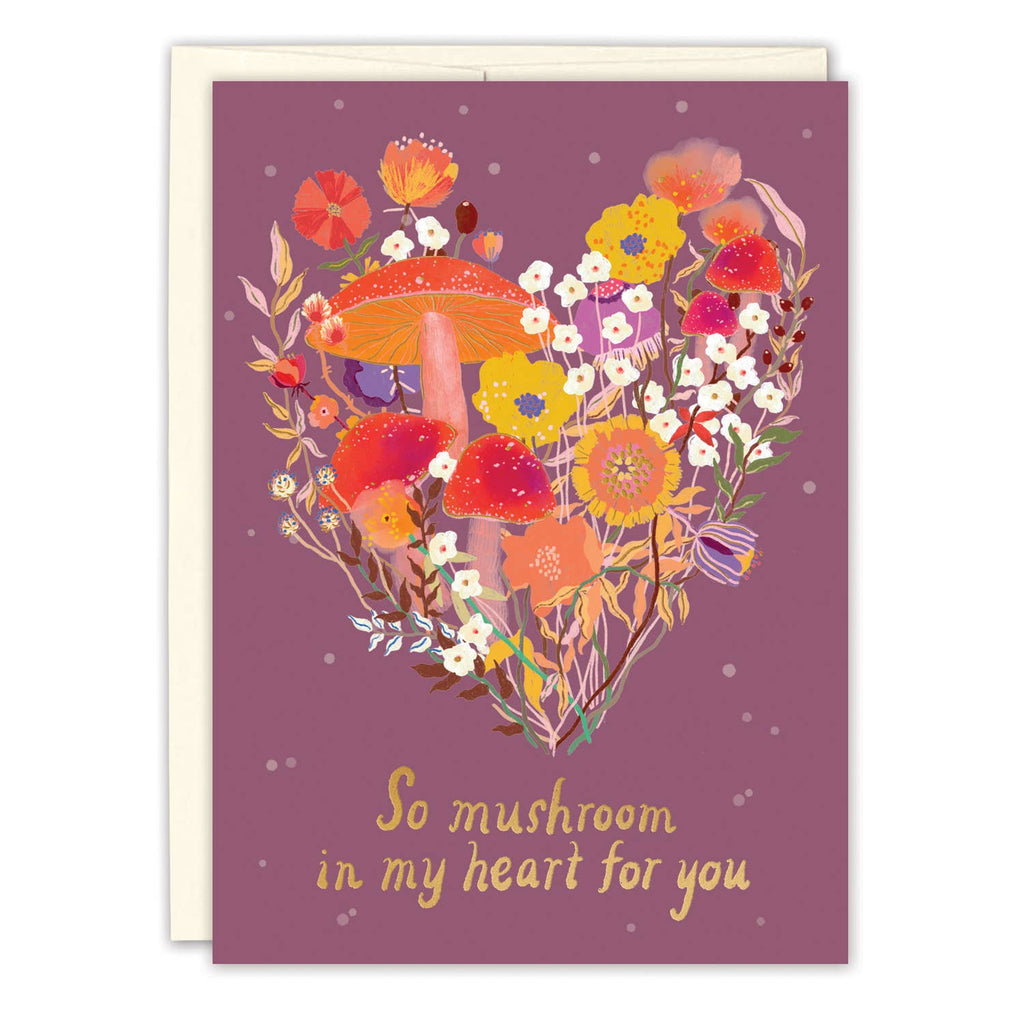 So Mushroom In My Heart Anniversary Card