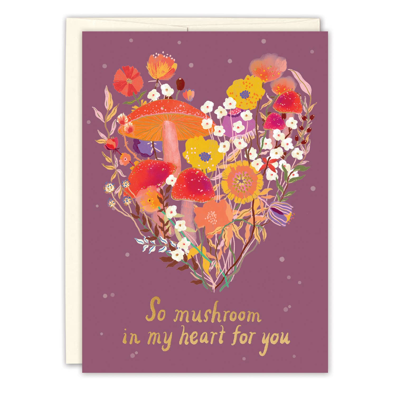 So Mushroom In My Heart Anniversary Card