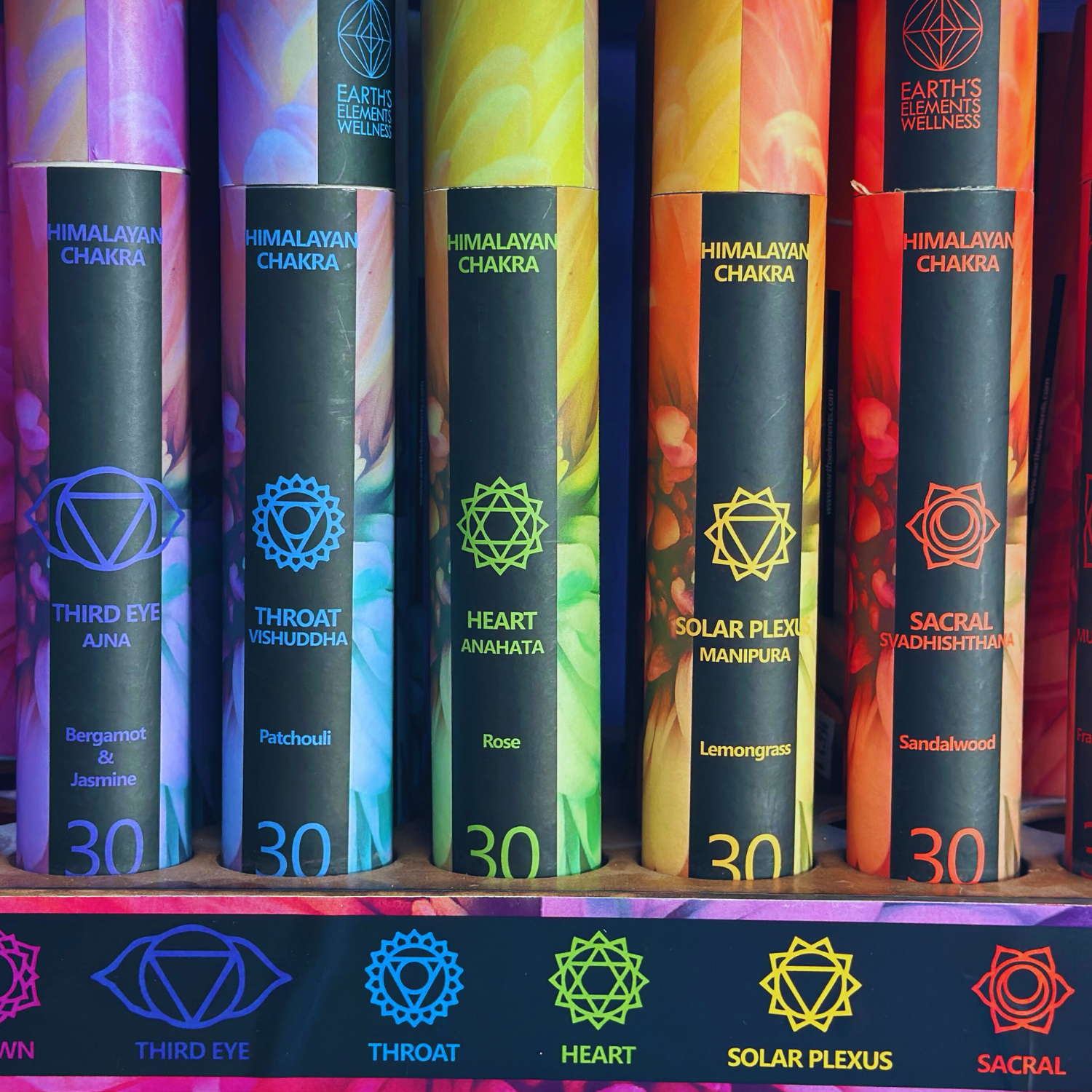 Earth Elements Chakra Incense Sticks