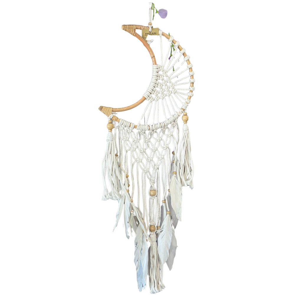 Macrame Moon Dreamcatcher