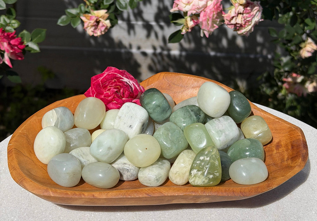 Green Jade Tumbled Crystals
