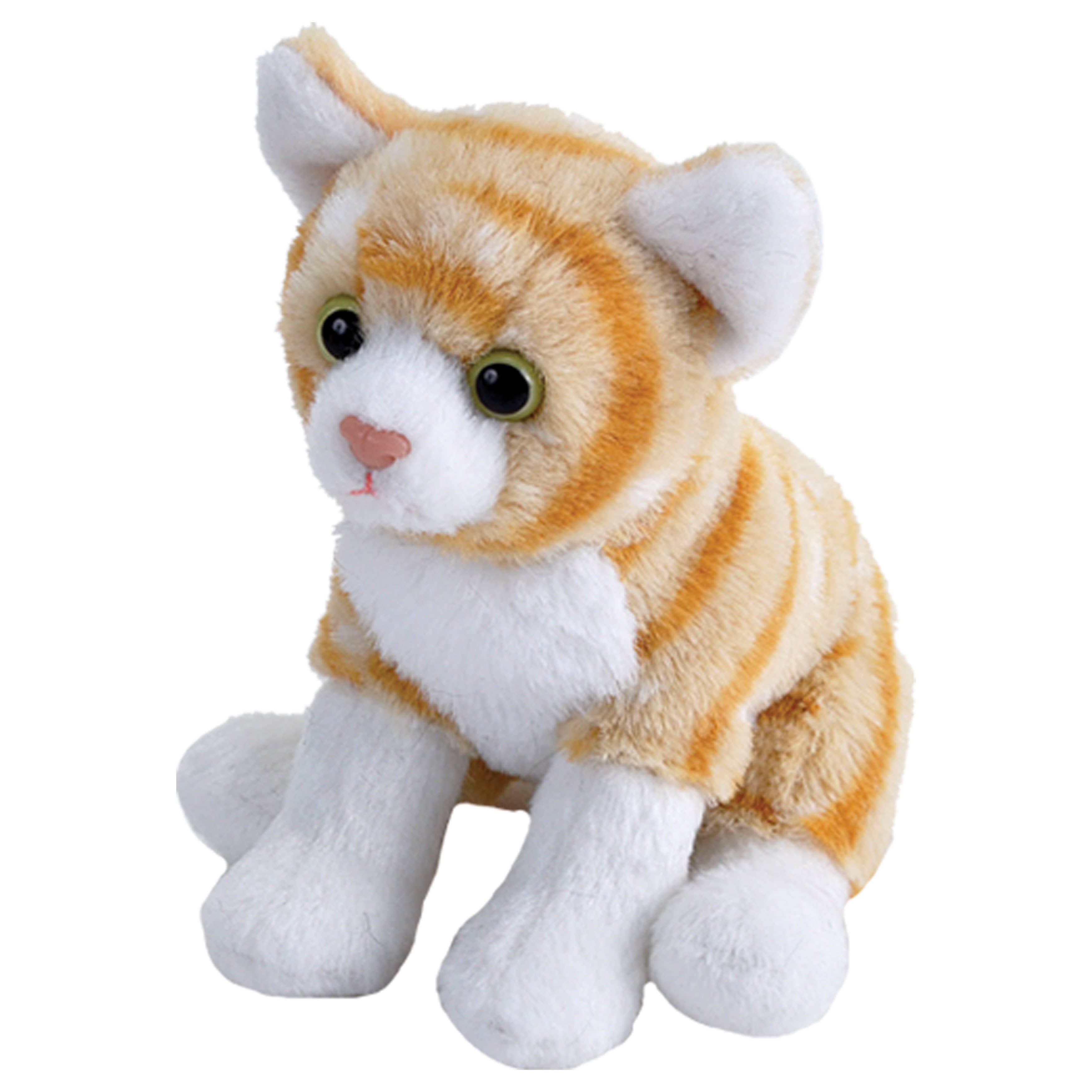 Stuffed Animal Orange Tabby Cat 5"