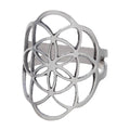 Sterling Silver Seed of Life Ring