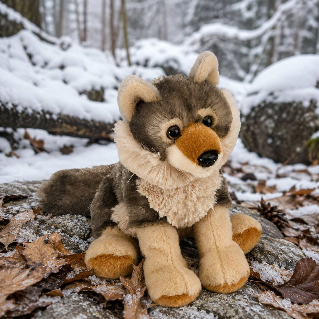 CK-Mini Wolf Stuffed Animal 8"