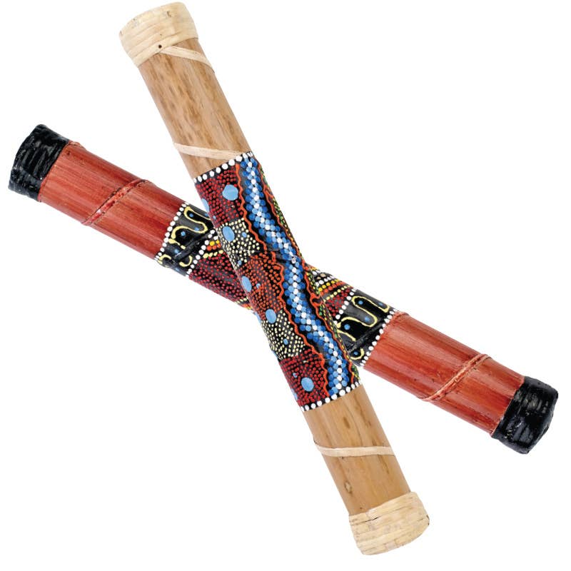 Painted Bamboo Rainstick