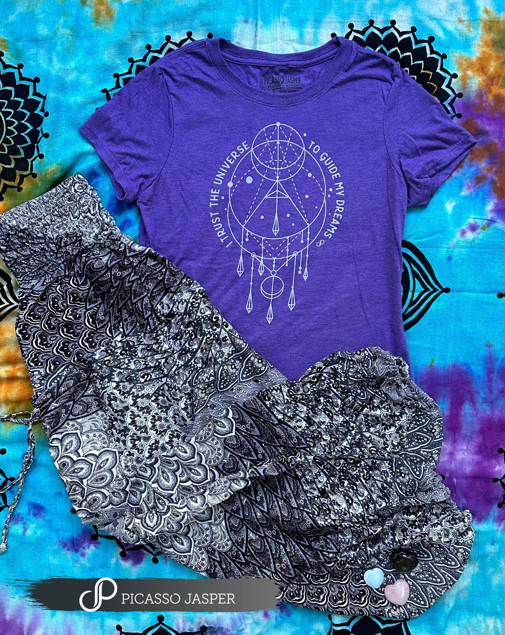 Purple Tee: I Trust the Universe to Guide My Dream Shirt