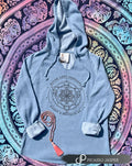 Blue Hoodie: Divine Light Surrounds Me Sweatshirt