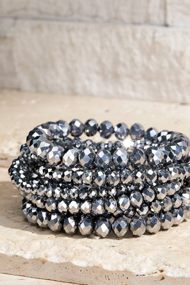 Mix N Match: Single Glass Bead Bracelet