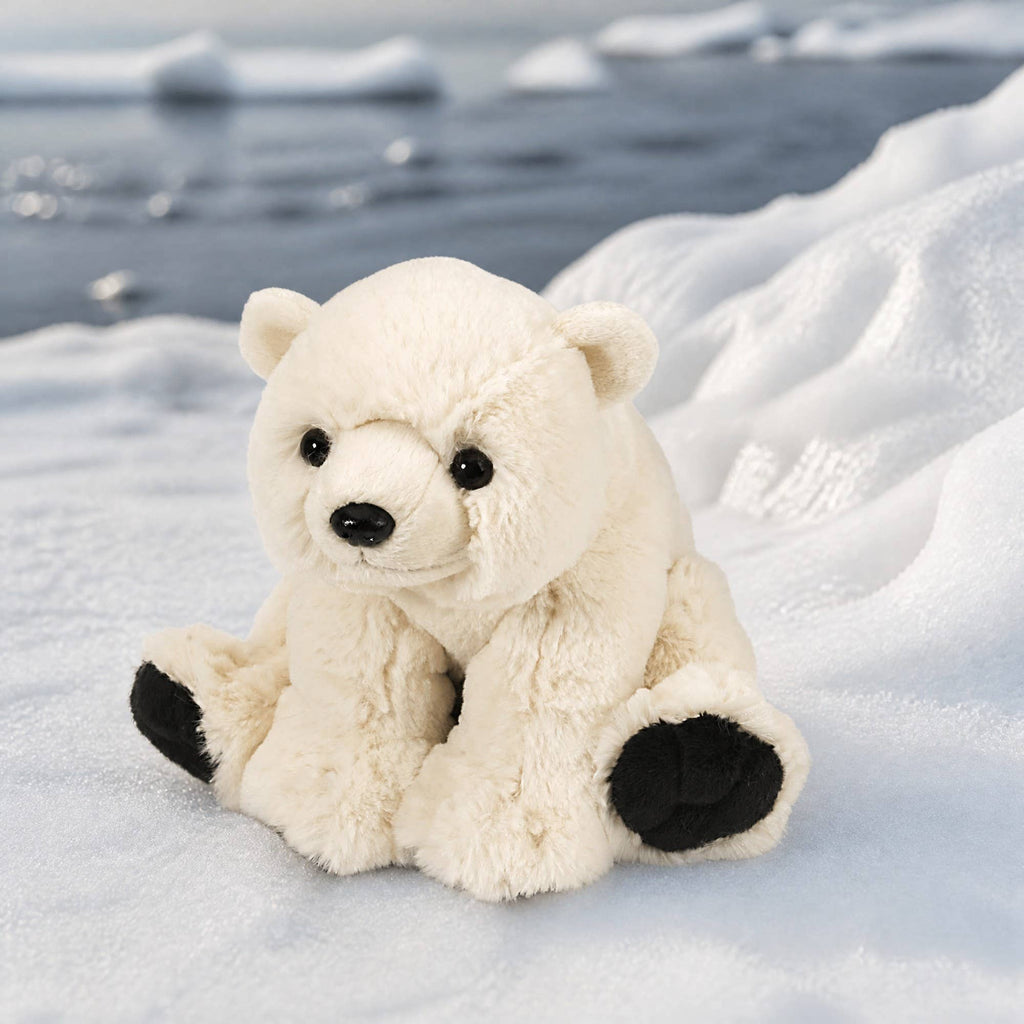 CK-Mini Polar Bear Stuffed Animal 8"