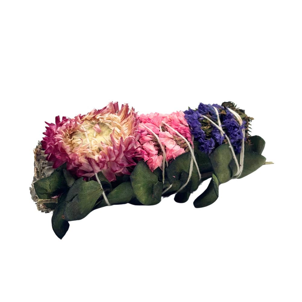 Sage Bundle - Purple Sinvata & Pink Strawflower