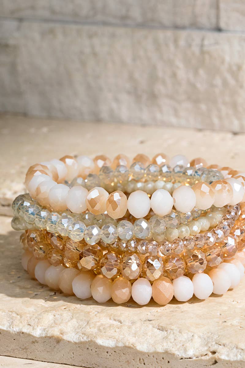 Mix N Match: Single Glass Bead Bracelet
