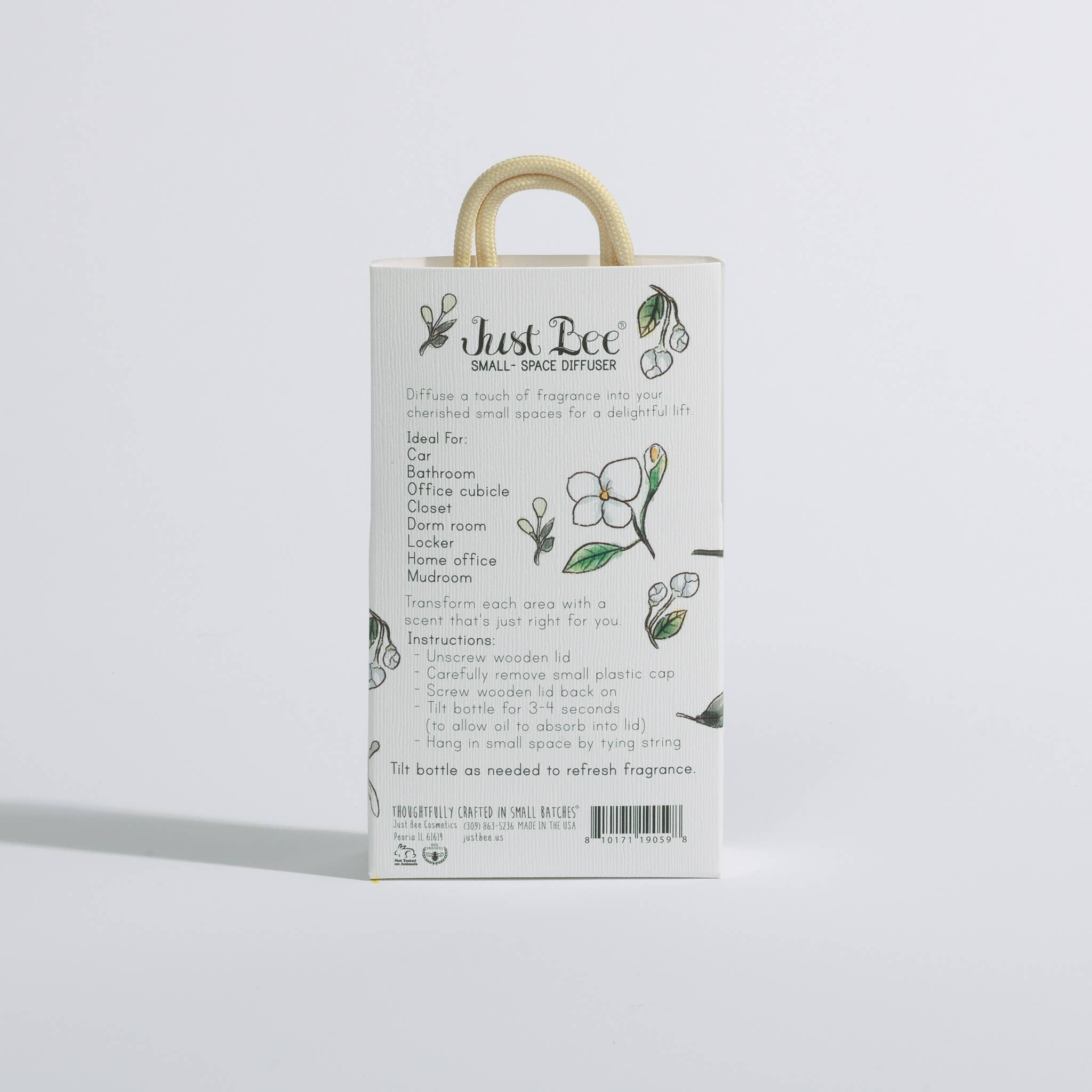 Small-Space Hanging Diffuser - Jasmine & Orange Blossom