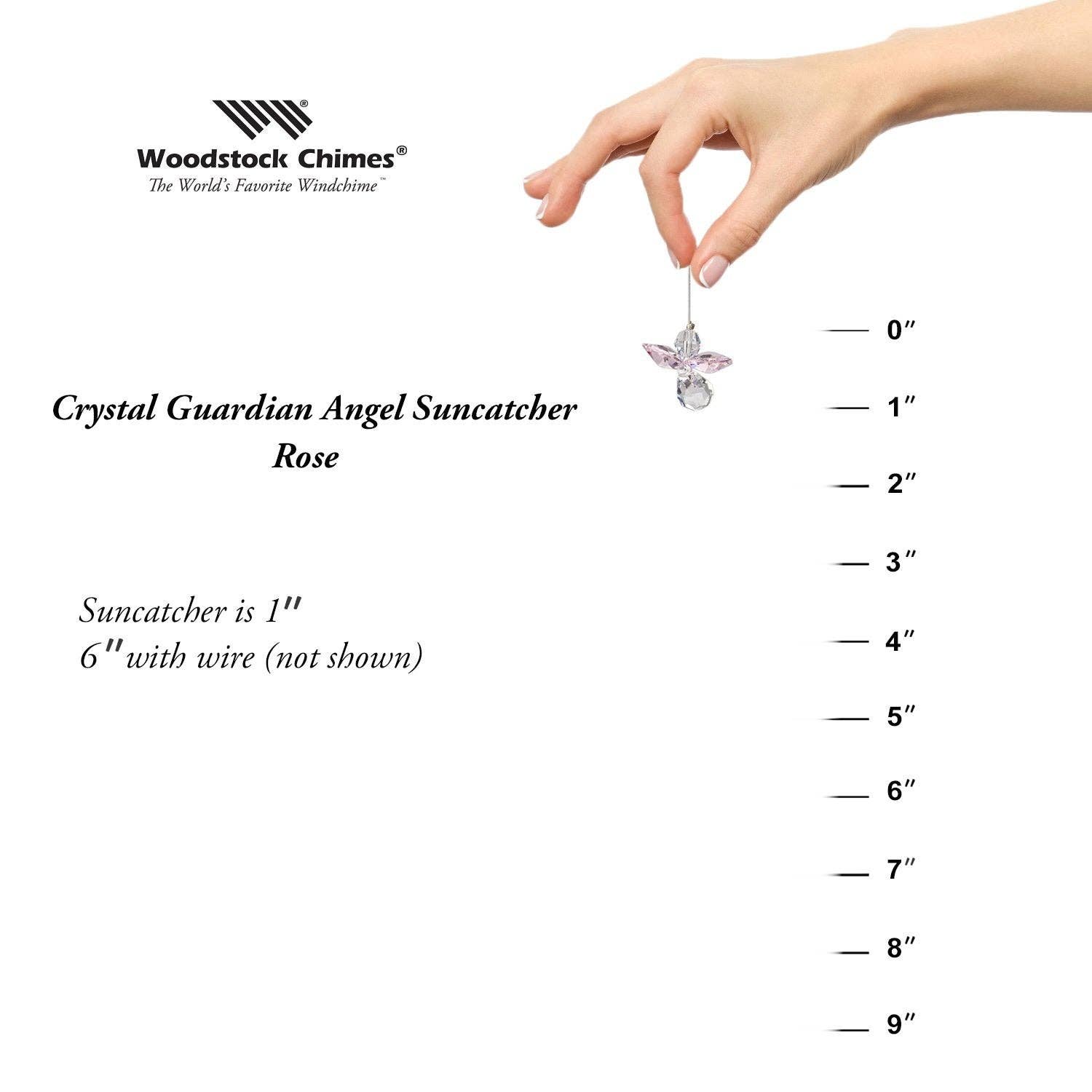 Crystal Guardian Angel™ - Rose Prism