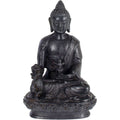 Black 4" Buddha Resin Statue