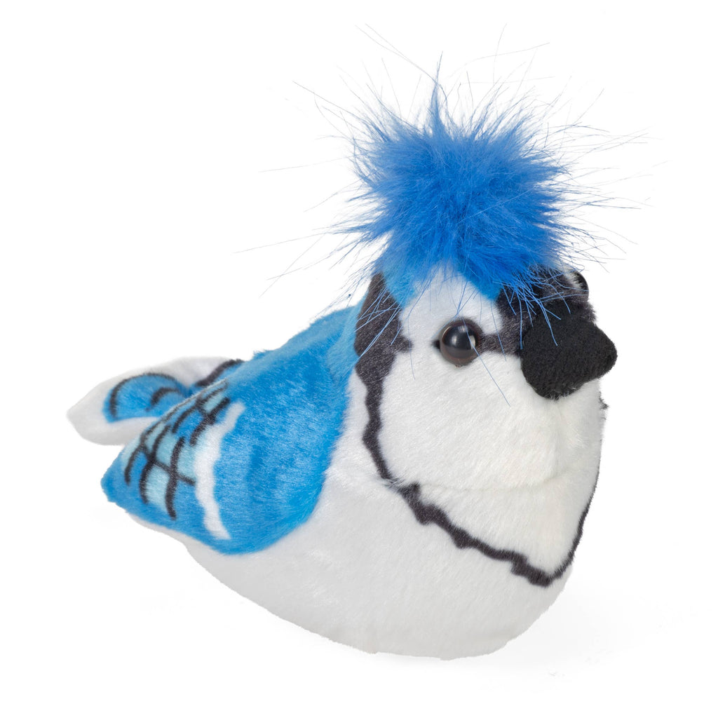 Audubon II Blue Jay Stuffed Animal W Sound 5.5"