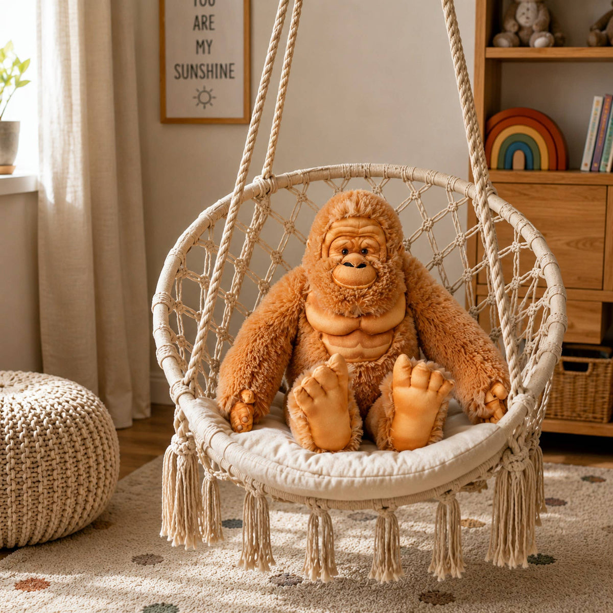 Artist Bigfoot Stuffed Animal 15"