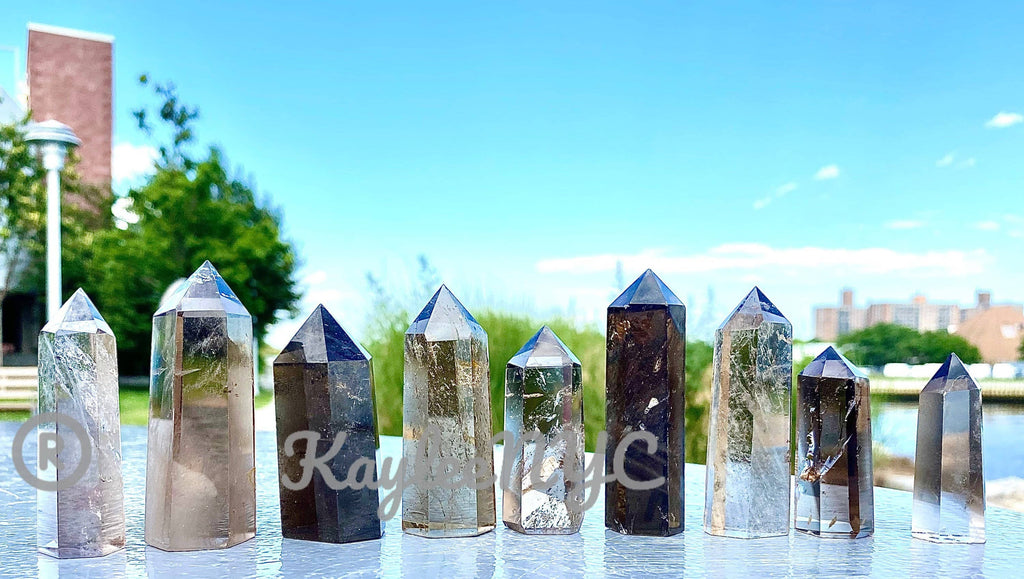 Smoky Quartz Obelisk Point Crystal