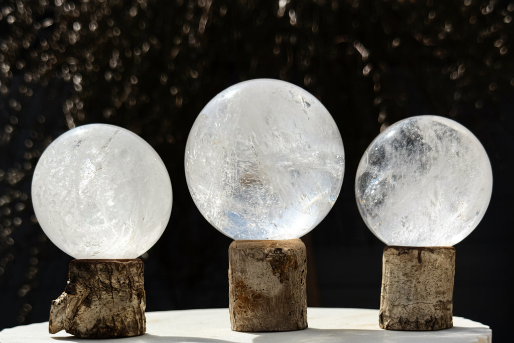 Clear Quartz Crystal Sphere