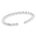 Shiny Twist Sterling Silver Toe Ring