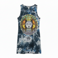 Sun & Moon Blue Tie-Dye Tunic Tank Dress