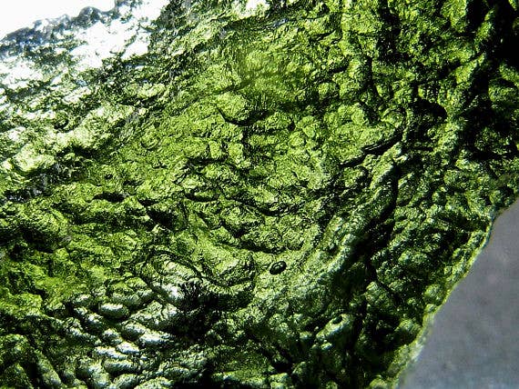 Moldavite Extraterrestrial Green Tektite, Czech Republic