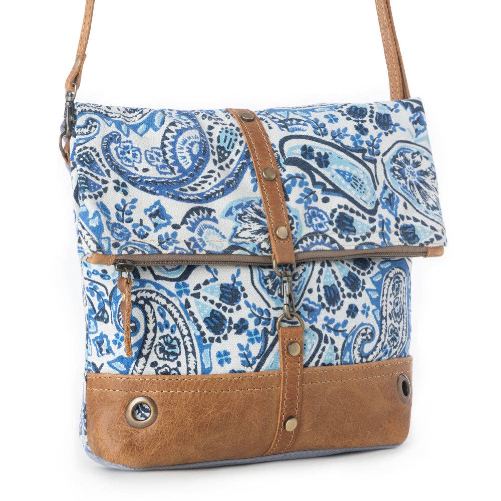 Blue Paisley Peak Small & Crossbody Bag